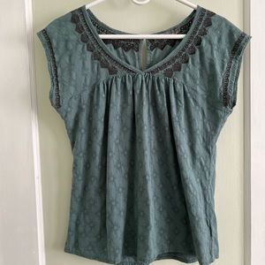 Turquoise Prana Top, Size small